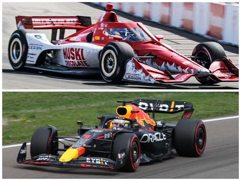 are indy cars similar to formula 1 cars
